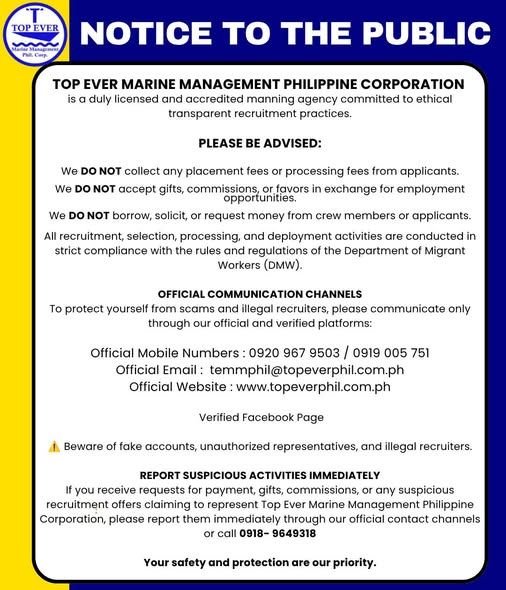Important Notice
